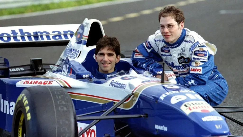 Damon Hill a Jacques Villeneuve, 1996