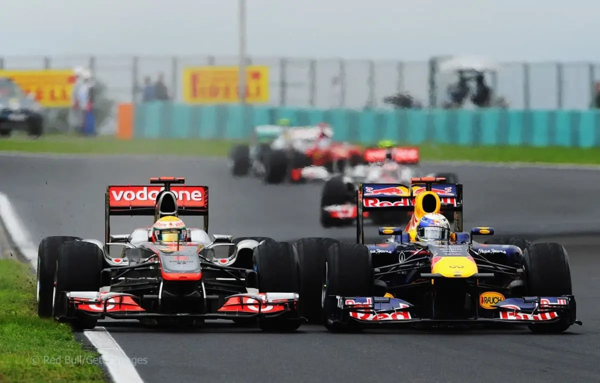 Lewis Hamilton a Sebastian Vettel, Maďarsko 2011