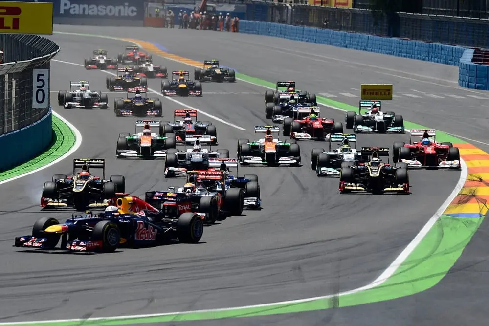 Start GP Španělska 2012