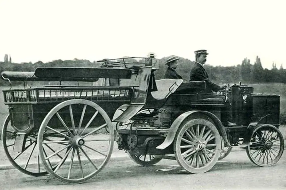 Parní traktor De Dion