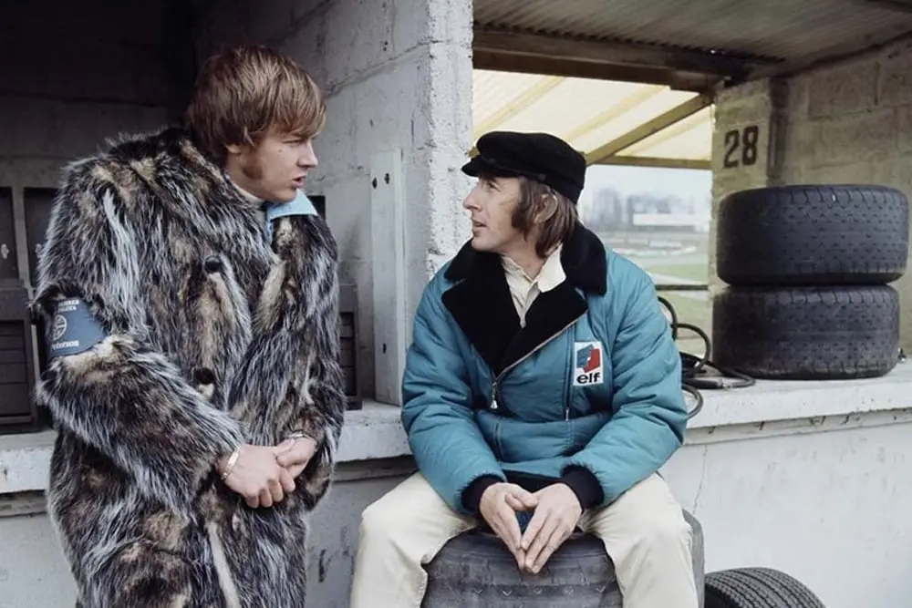 Ronnie Peterson a Jackie Stewart 1971